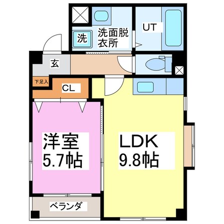 シンフォニーの物件間取画像